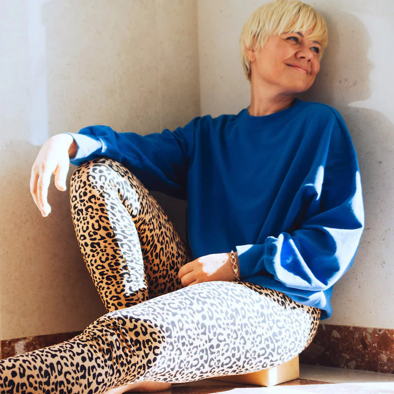 Orbasics 大人版 有機棉 All Day Leggings 豹紋 S /M/ L