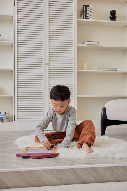 Orbasics 100%有機棉Mighty長袖上衣 灰 (2Y~12Y)