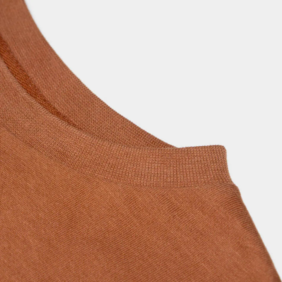 Orbasics 100%有機棉Mighty長袖上衣 焦糖餅乾 3-4Y (最後一件)