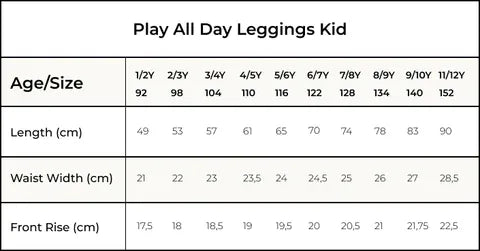 Orbasics 有機棉 Play-All-Day百搭長褲 宇宙黑 2-3Y & 3-4Y
