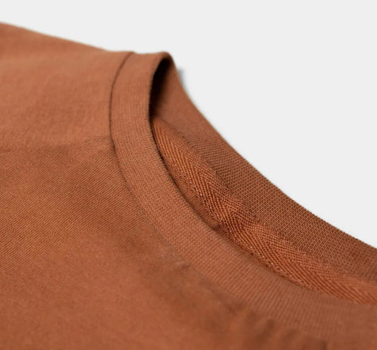 Orbasics 有機棉奢華柔軟短袖上衣 焦糖餅乾 1-2Y & 2-3Y