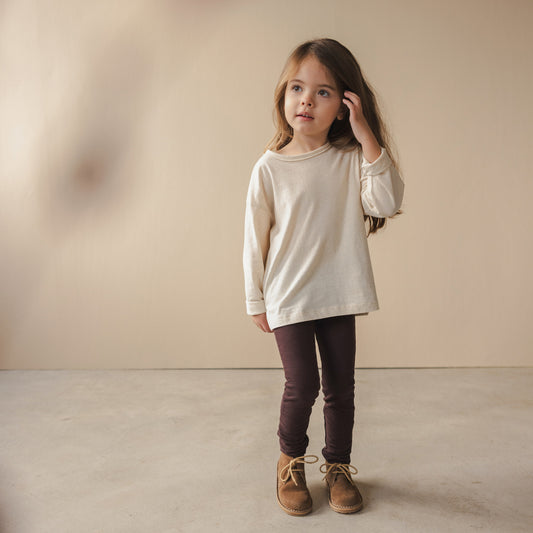 Phil&Phae 有機棉麻混紡薄長袖上衣 3Y~12Y