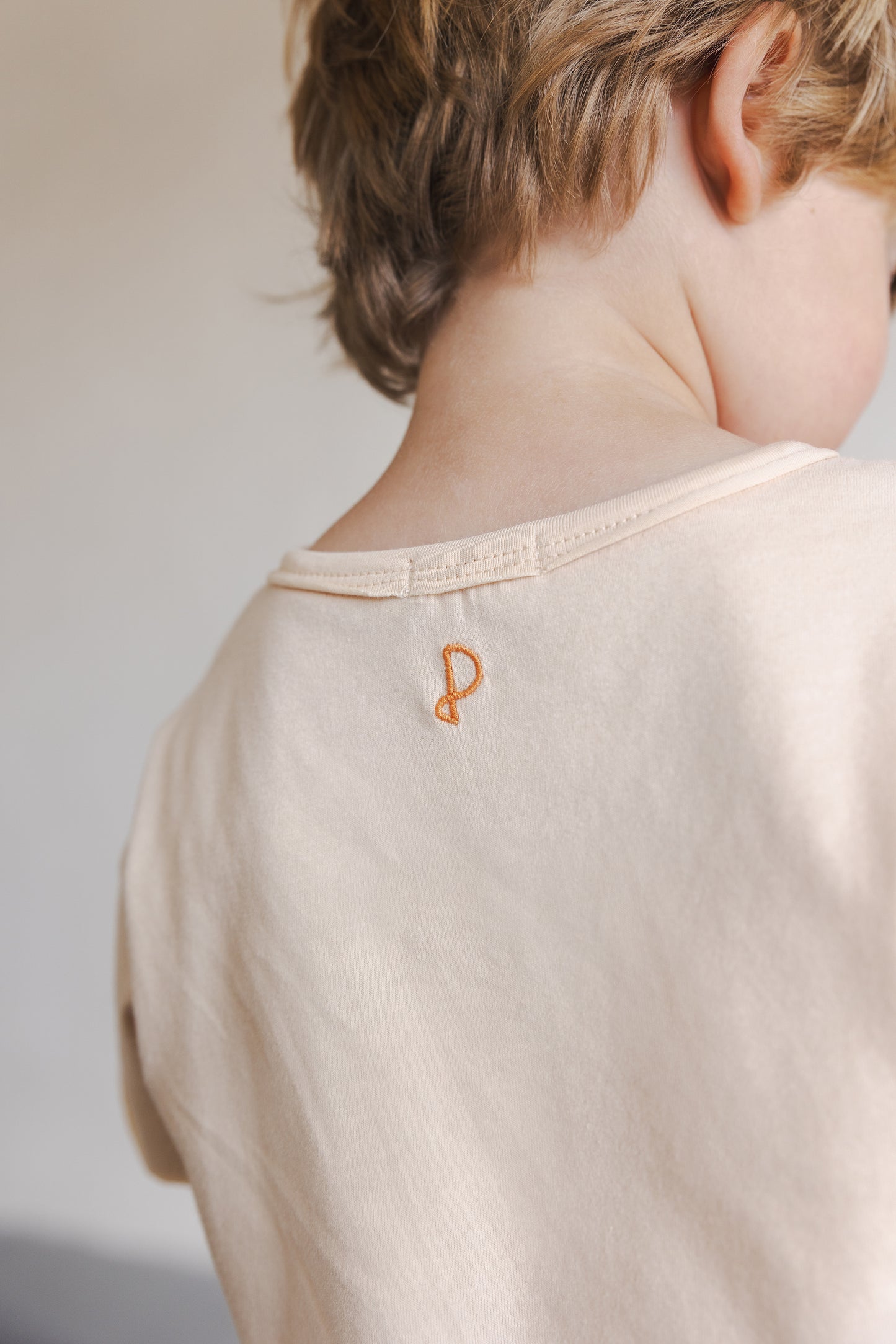 Phil&Phae 100% 有機棉經典短袖Tee - marshmallow 3Y&4Y