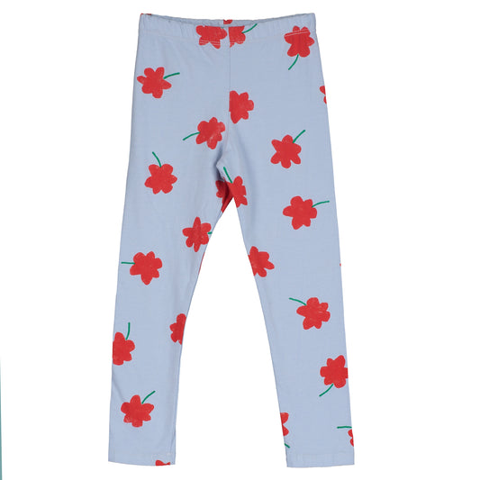 Lötiekids 有機棉 POPPIES LAVENDER Legging4-5Y (最後一件)