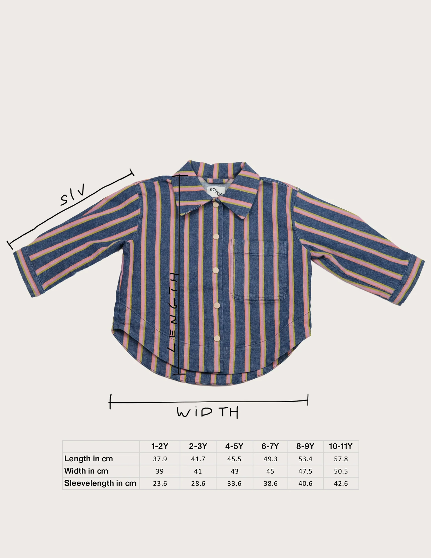 Studio Koter 100%有機棉 JAGGER 有機棉法蘭絨襯衫 大人款 現貨尺寸: S&M