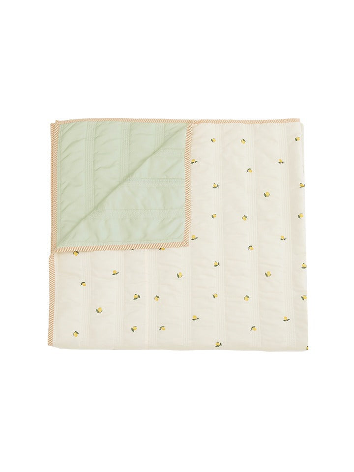 (預購) Creme enfant 莫代爾水洗鋪棉 - 夏日檸檬 (兩個尺寸: 兒童被(J) & 單人被(S))