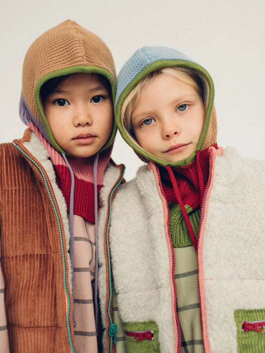 Happymess 100%美麗諾羊毛連帽圍脖/可當頭套帽- snowberry (單一尺寸)