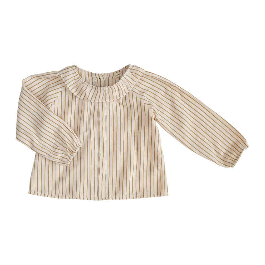 Lililotte 100%有機棉薄長袖條紋上衣 36M (最後一件)