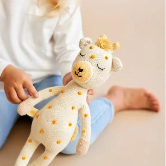 Minicoton 100%有機棉手工玩偶 - Sally長頸鹿
