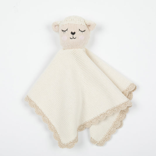 Minicoton 100%有機棉手工安撫巾 - Otto小綿羊