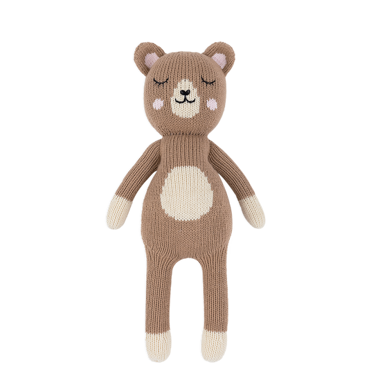 Minicoton 100%有機棉手工玩偶 - Marty小熊