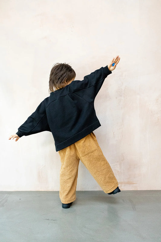 Studio Koter 100%有機棉Ever長褲 -Teddy Brown 2Y~7Y