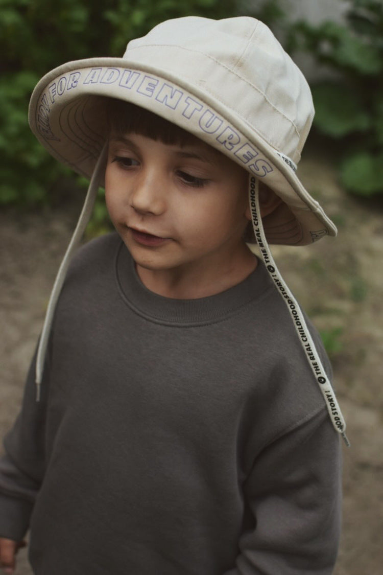 Happymess 純棉遮陽帽 safari hat - sailor blue (1Y~6Y+)