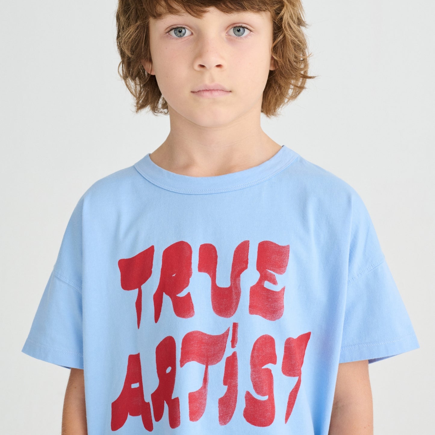 True Artist 100%有機棉 Skyride Blue 短袖 T-shirt ❘ 現貨尺寸: 4Y~11Y