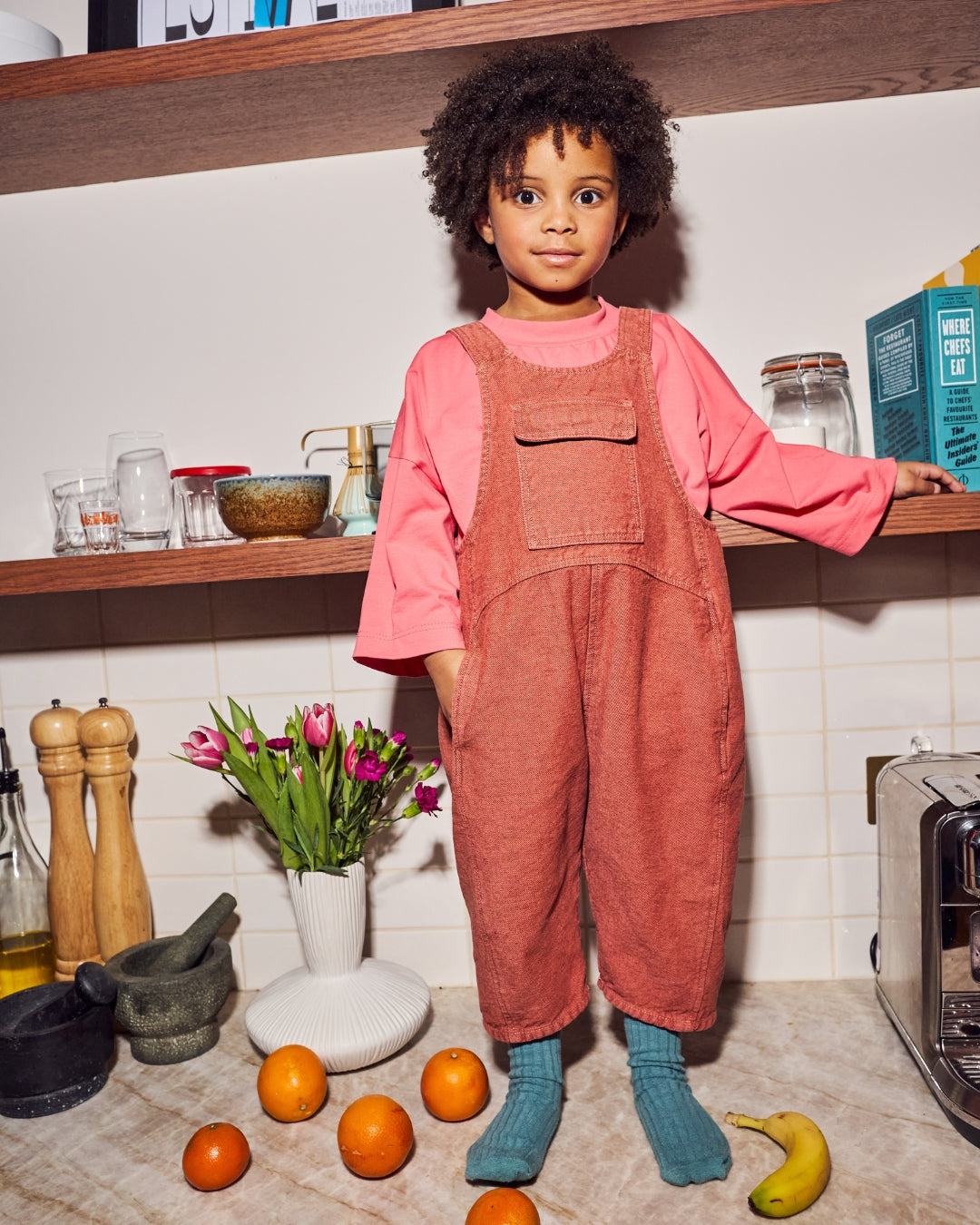 Studio Koter 100%有機棉 RORY Oversized 長袖上衣 ❘ 現貨尺寸: 2Y~7Y