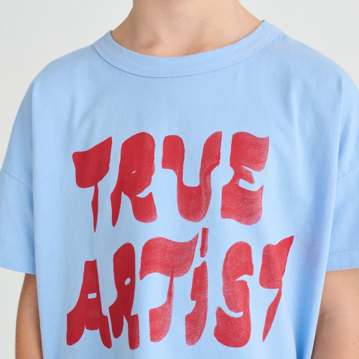 True Artist 100%有機棉 Skyride Blue 短袖 T-shirt ❘ 現貨尺寸: 4Y~11Y