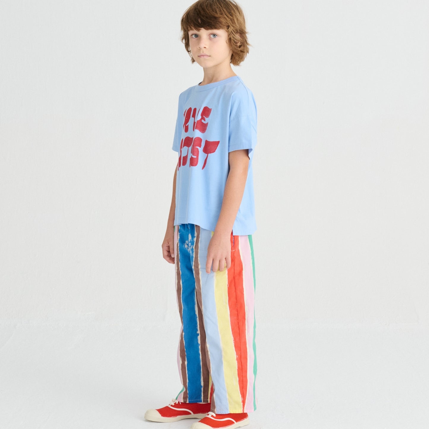 True Artist 100%有機棉 Skyride Blue 短袖 T-shirt ❘ 現貨尺寸: 4Y~11Y