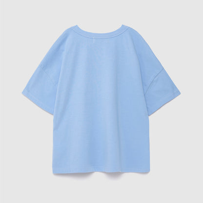 True Artist 100%有機棉 Skyride Blue 短袖 T-shirt ❘ 現貨尺寸: 4Y~11Y