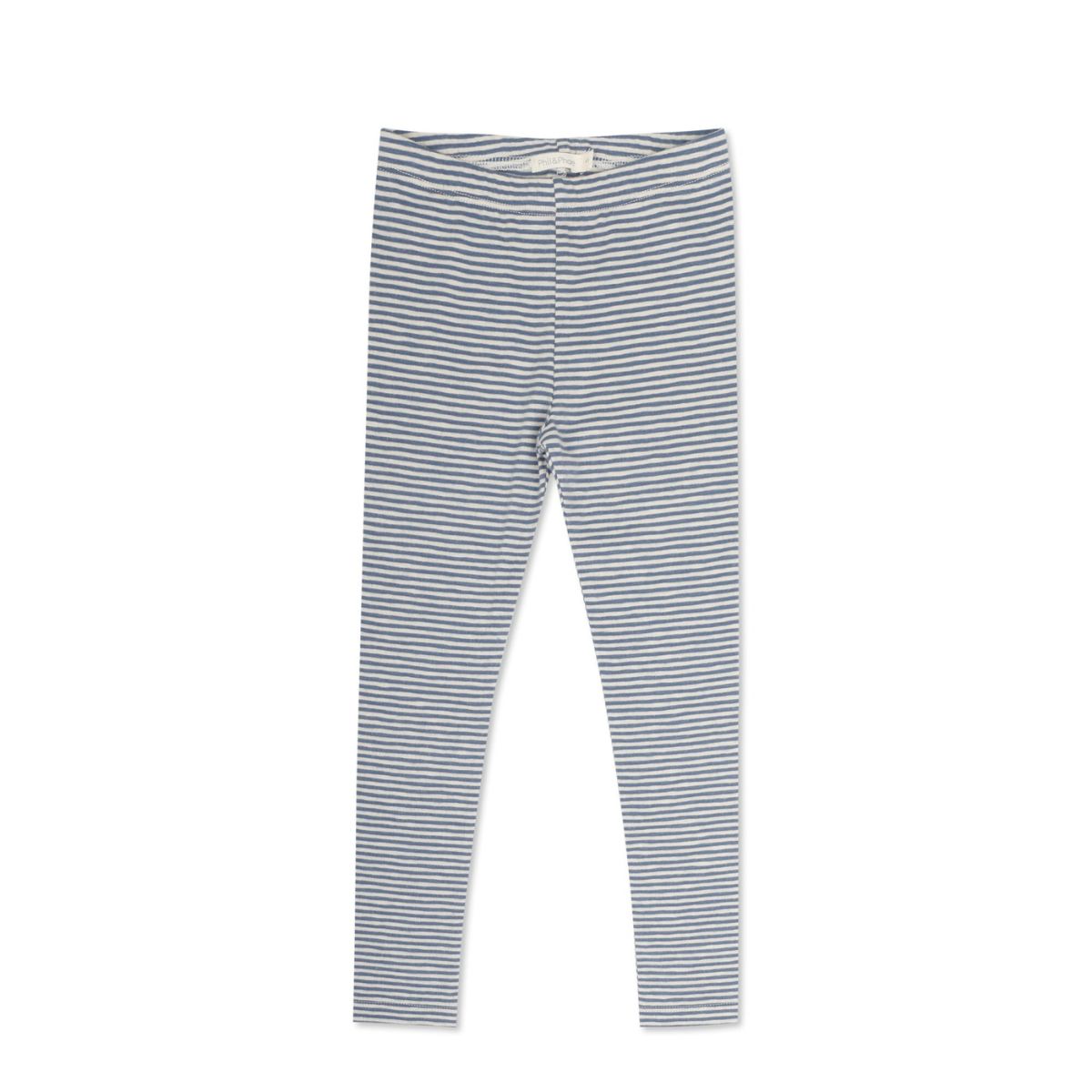 Phil&Phae 有機棉細條紋內搭褲-  denim blue ❘ 現貨尺寸:  2Y~8Y