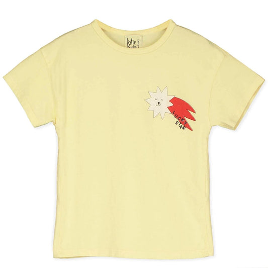Lotiekids 100% 有機棉小小 LUCKY STAR 短袖 T-shirt ❘ 現貨尺寸:2Y~7Y