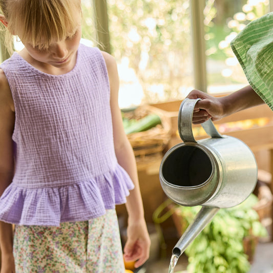 Cozmo 100%純棉紗無袖背心 lavender ❘ 現貨尺寸: 3Y~6Y