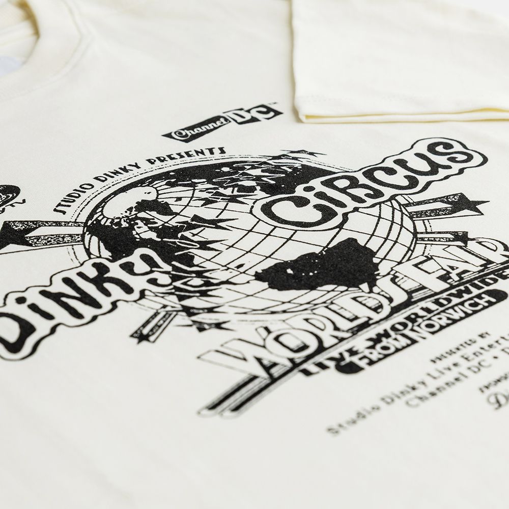 Dinky Circus 萬國博覽會巡迴印花寬鬆短袖t-shirt  ❘ 現貨尺寸: 2Y~9Y