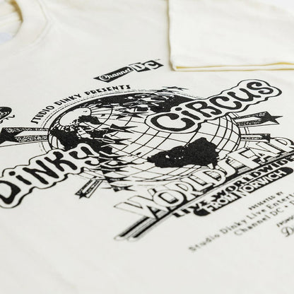 Dinky Circus 萬國博覽會巡迴印花寬鬆短袖t-shirt  ❘ 現貨尺寸: 2Y~9Y