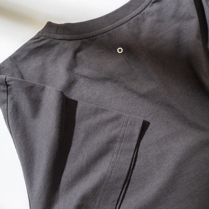 Orbasics 100%有機棉 大人款短袖 T-shirt -Faded Black ❘ 現貨尺寸: S.M.L.XL