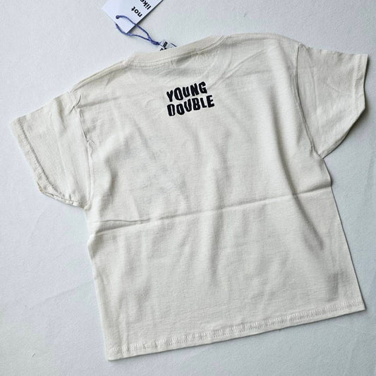 Young Double -100%純棉We Dreamed 中性短袖 T-shirt 大人款 ❘ 現貨尺寸:S & M