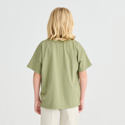 True Artist 100%有機棉  Sage 短袖 T-shirt  ❘ 現貨尺寸: 4Y~9Y