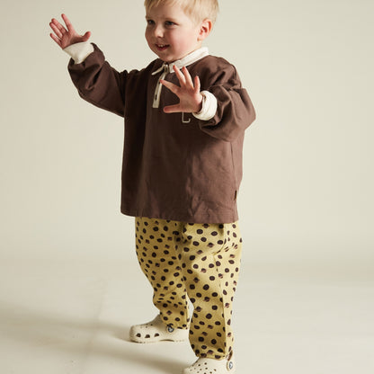 Claude & Co. 100%有機棉長褲 -蜂蜜土星  1~4Y