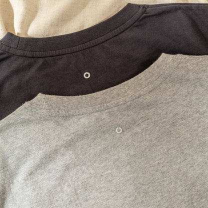 Orbasics 100%有機棉 大人款短袖 T-shirt - Grey Melange ❘ 現貨尺寸: S.M.L.XL