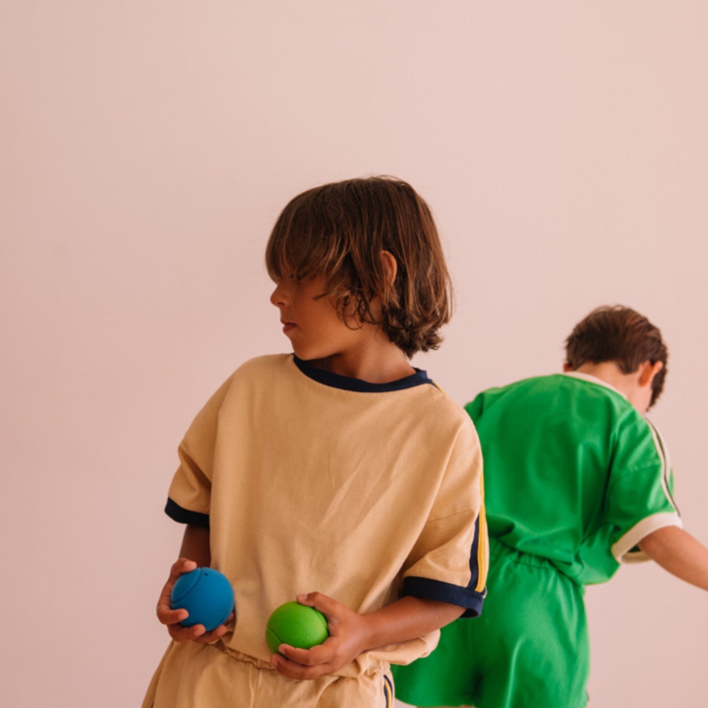 We are kids 100%有機棉短袖T-shirt SAND  ❘ 現貨尺寸: 2Y~9Y