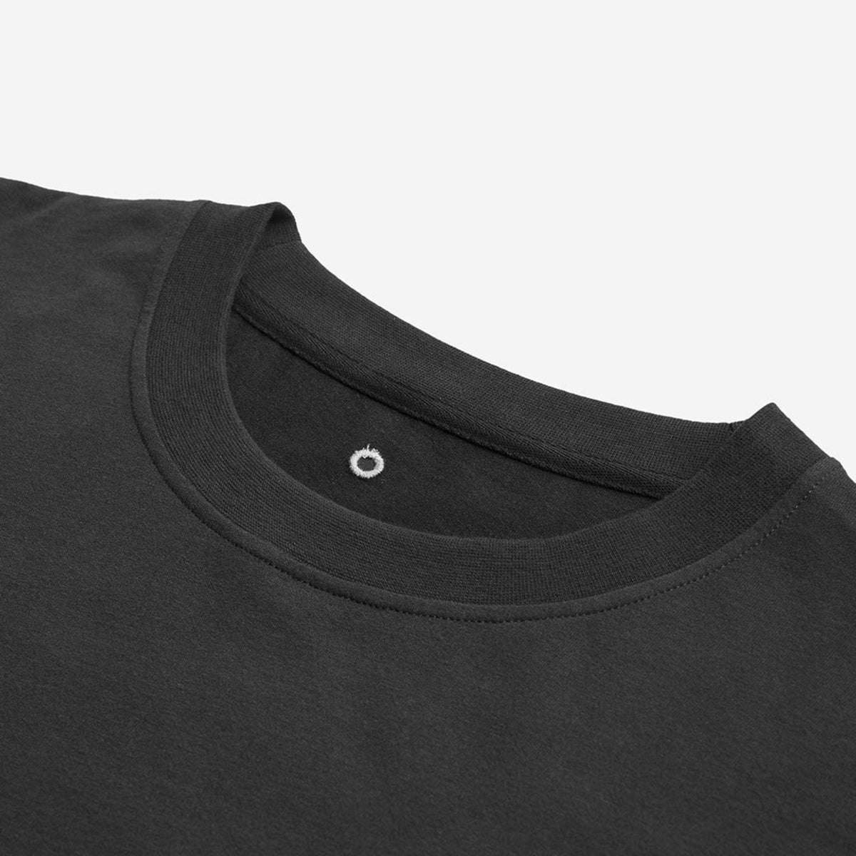 Orbasics 100%有機棉 大人款短袖 T-shirt -Faded Black ❘ 現貨尺寸: S.M.L.XL