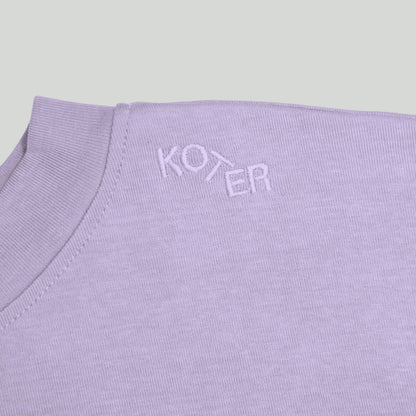 Studio Koter 100%有機棉 大人款 Rory 羅紋長袖上衣 - lilac  ❘ 現貨尺寸:  S