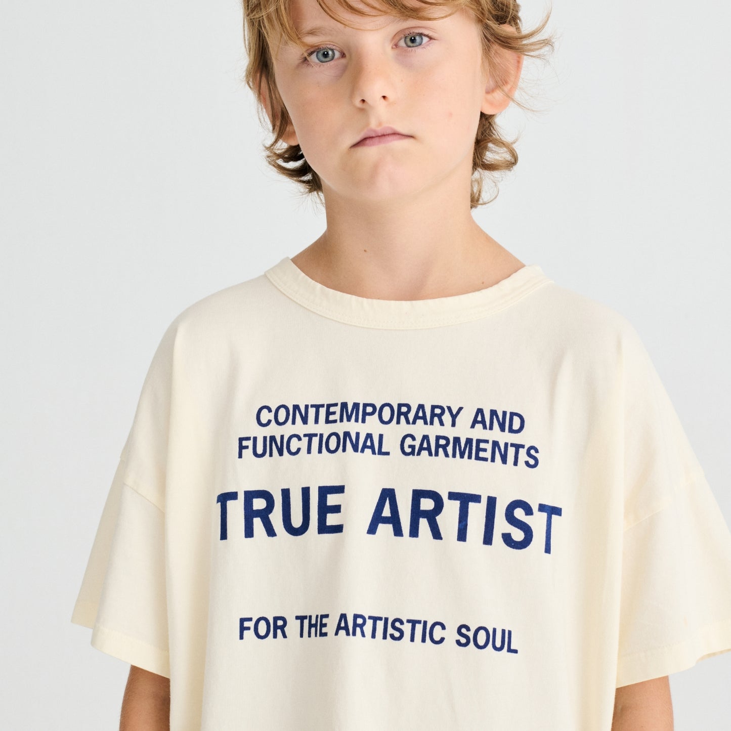 True Artist 100%有機棉  Cannoli Cream 短袖 T-shirt  ❘ 現貨尺寸: 4Y~13Y