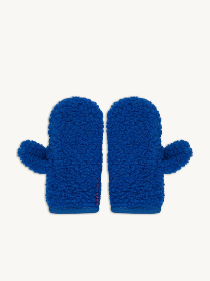 (預購) Happymess 100%美麗諾羊毛泰迪手套- 深藍 1Y ~ 6Y+ & 成人