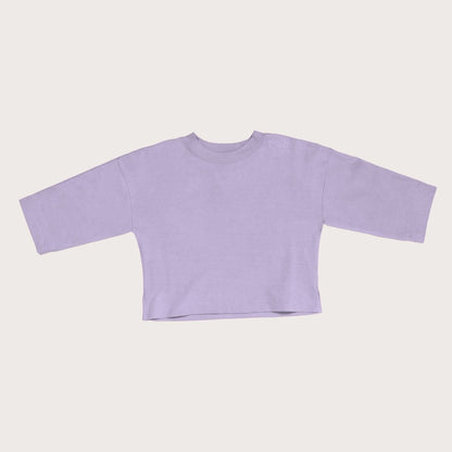 Studio Koter 100%有機棉 Rory 長袖上衣 - lilac  ❘ 現貨尺寸: 2Y~11Y