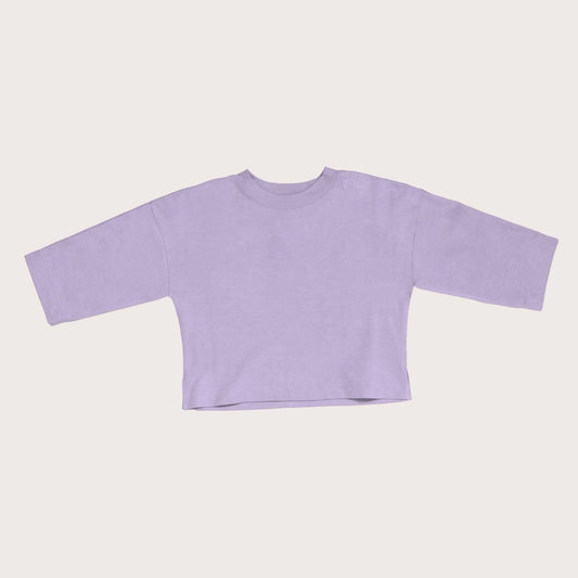Studio Koter 100%有機棉 Rory 長袖上衣 - lilac  ❘ 現貨尺寸: 2Y~11Y