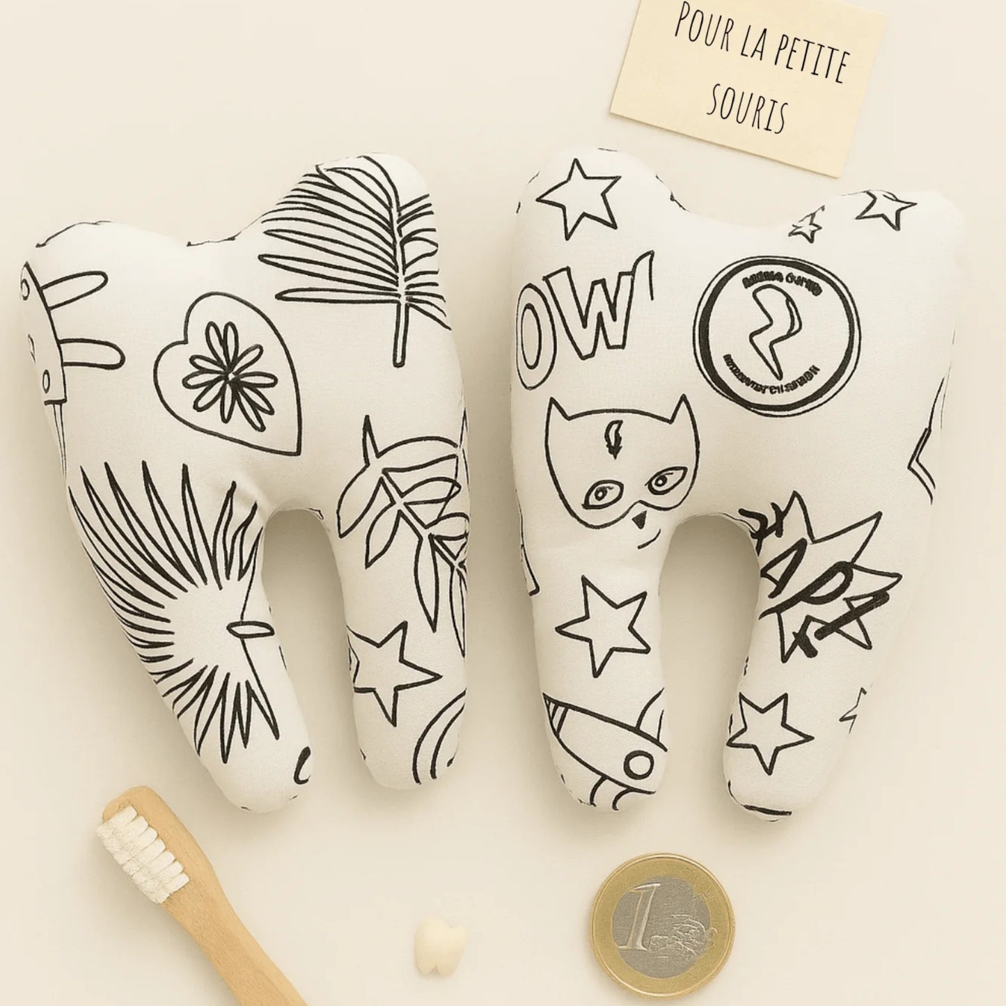 Mazzanne 法國製乳牙收納袋 (可著色)