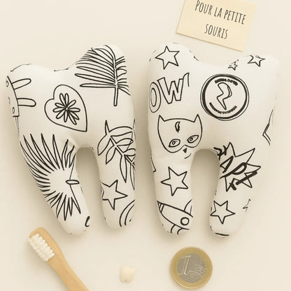 Mazzanne 法國製乳牙收納袋 (可著色)