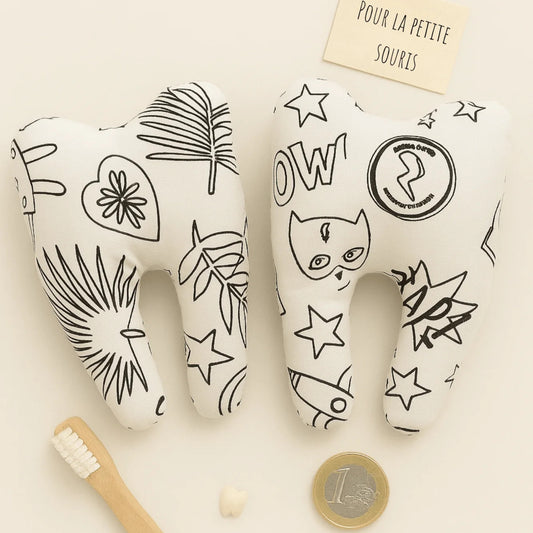 Mazzanne 法國製乳牙收納袋 (可著色)