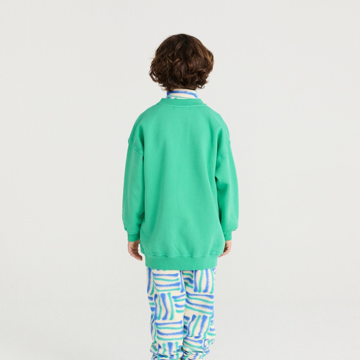 True Artist 有機棉 Oversized 微長版大學T -  4Y~11Y