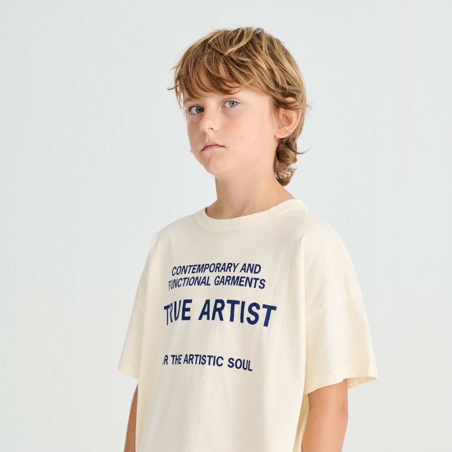 True Artist 100%有機棉  Cannoli Cream 短袖 T-shirt  ❘ 現貨尺寸: 4Y~13Y
