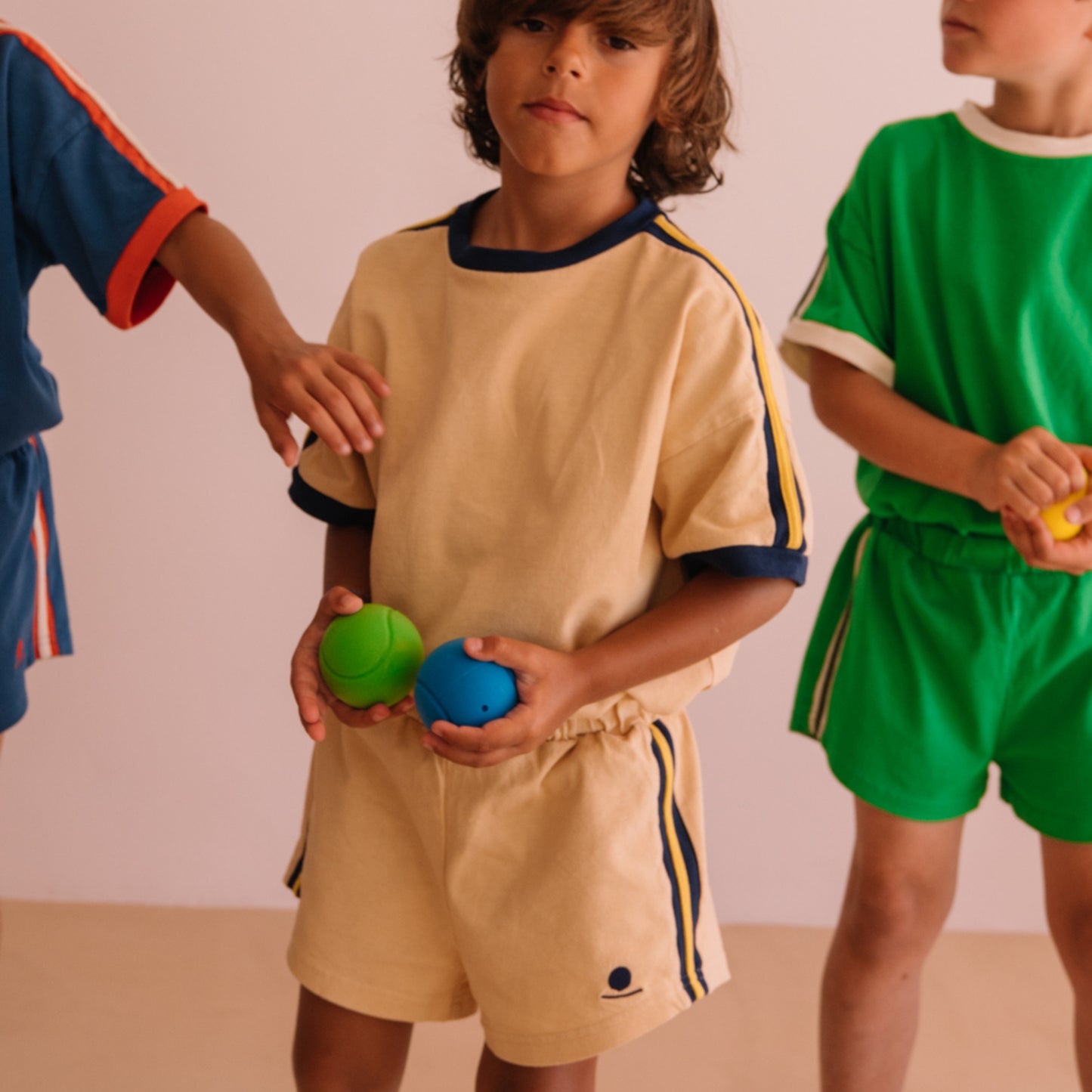 We are kids 100%有機棉短袖T-shirt SAND  ❘ 現貨尺寸: 2Y~9Y