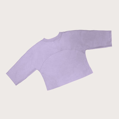 Studio Koter 100%有機棉 大人款 Rory 羅紋長袖上衣 - lilac  ❘ 現貨尺寸:  S