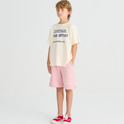 True Artist 100%有機棉  Cannoli Cream 短袖 T-shirt  ❘ 現貨尺寸: 4Y~13Y