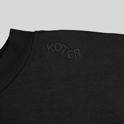 Studio Koter 100%有機棉 大人款 Rory 羅紋長袖上衣 - black  ❘ 現貨尺寸:  S