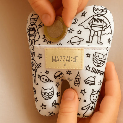 Mazzanne 法國製乳牙收納袋 (可著色)