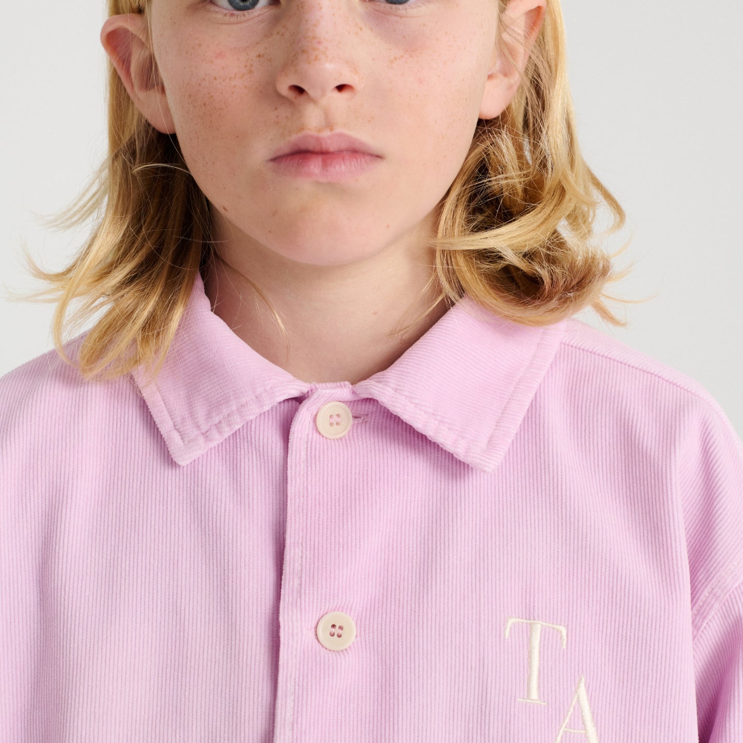 True Artist 100%純棉燈芯絨襯衫外套 Pink Blush 4Y~9Y